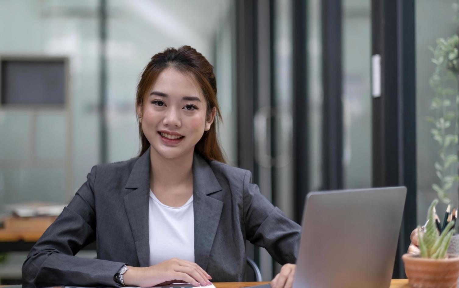 Business professionals reviewing budget reports and financial performance metrics